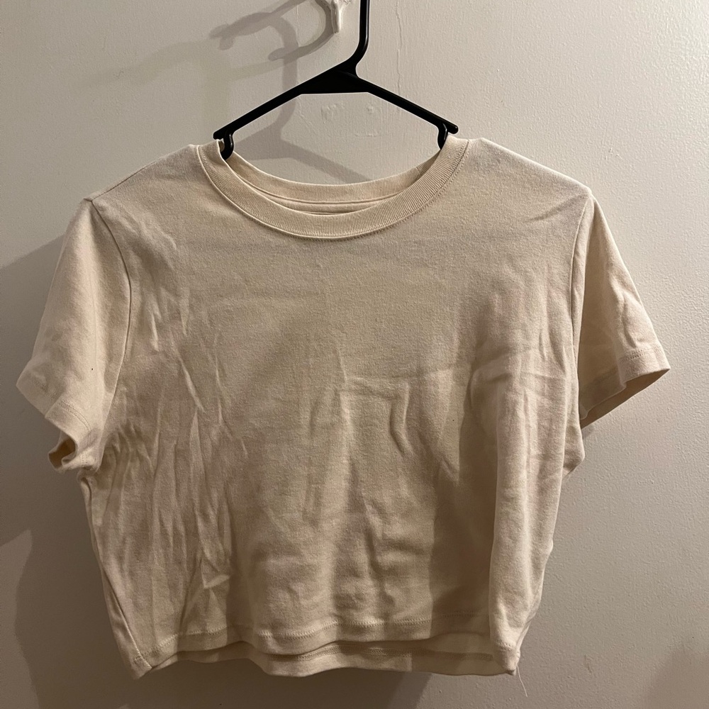 Hollister Casual Cream Women's Crop Top